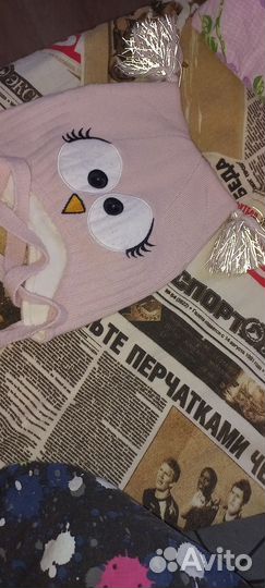 Шапка для девочки демисезон