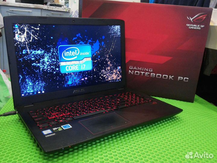 Игровой Asus ROG (FHD/i7-8ядер/12GB/GTX950/SSD+HDD
