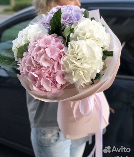 Букет цветов гортензия Казань