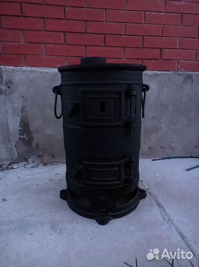 Печь буржуйка чугунная СССР