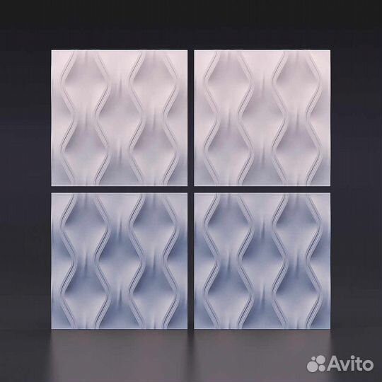 Гипсовая 3D панель 