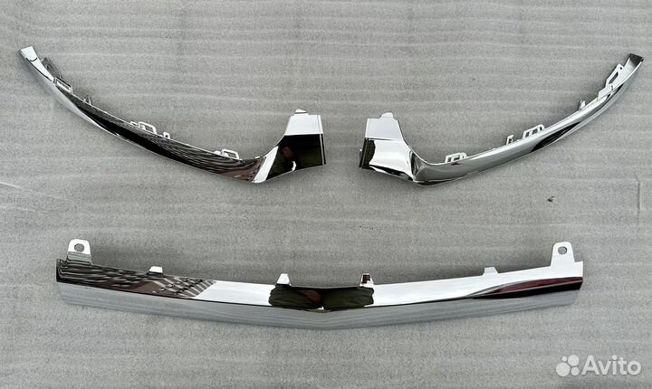 Накладки на бампер мерседес w205 AMG дорест