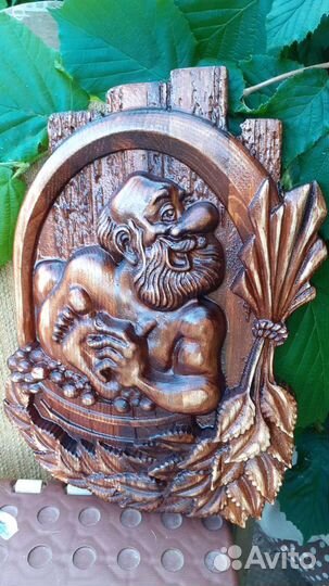 Панно для бани дерево бук