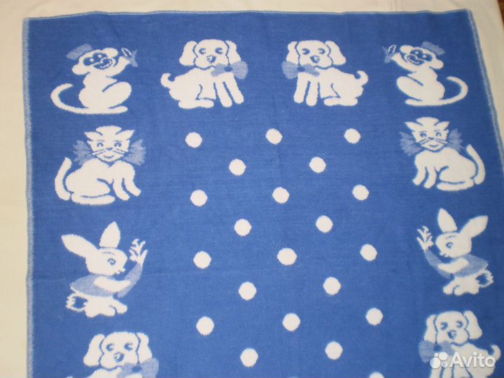 Одеяло детское байковое 100Х100 см