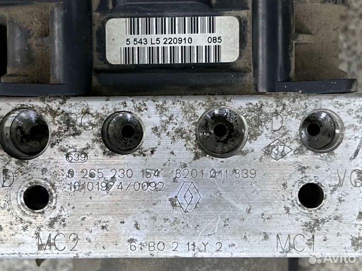 Блок ABS передний Renault Kangoo минивэн 1.5