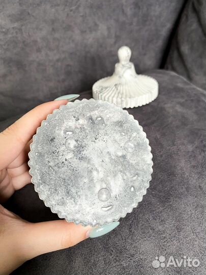 Кошпо Шкатулка Подсвечник из гипса