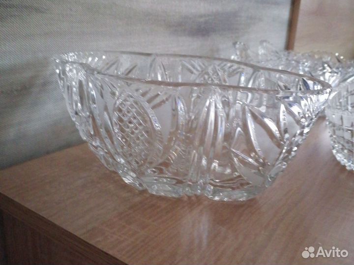 Салатники хрусталь СССР