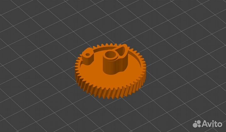 Шестерня замка багажника vag