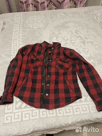 Мото рубашка с защитой