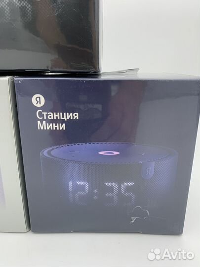 Умная колонка Яндекс Станция Мини с часами, 10Вт