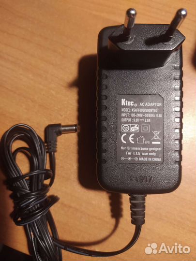 Блоки питания 9v - 2a, 0.6а