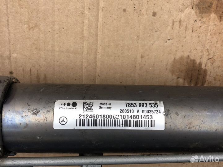 Рулевая рейка колонка Mercedes w212 е212 4 матик