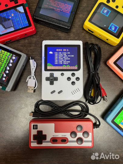 Карманная Dendy +800 игр портативная ретро консоль