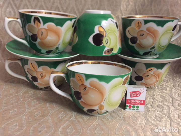 Чайная пара Бокалы Гиганты Дулево