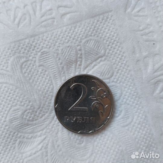 Заводской брак манеты 2р