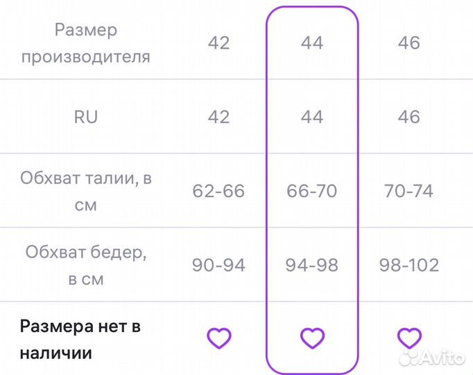 Джинсы для беременных denim 44