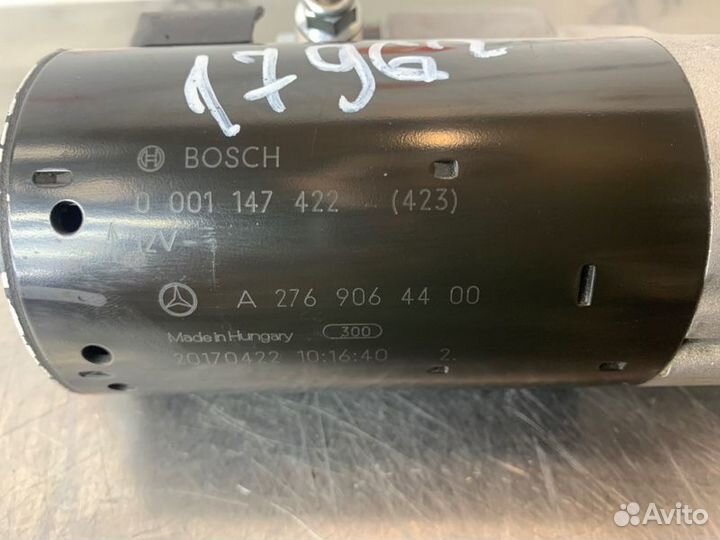 Стартер Mercedes C-Class W205 M276 3.0 turbo 2017