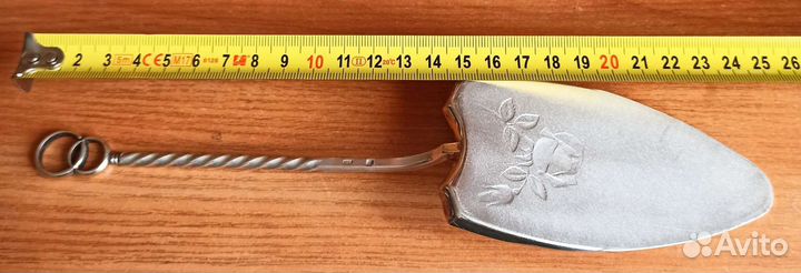 Серебряная лопатка для торта