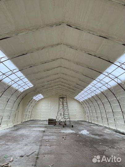 Напыление ппу утепление без швов \ inov и др