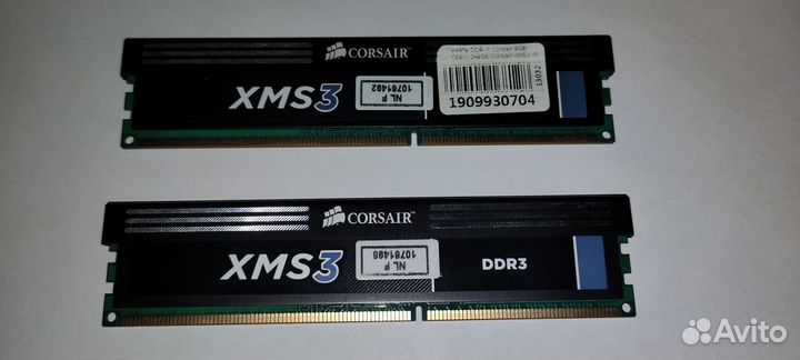 Оперативная память DDR3 1333Mhz, 8Gb (2х4Gb), Cors