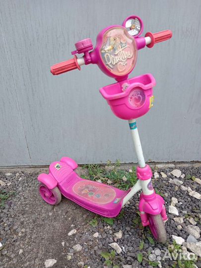 Самокат детский трехколесный бу