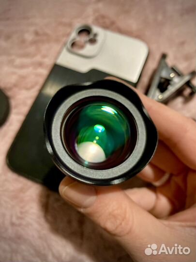 Анамарфотный и портретный объективы на телефон