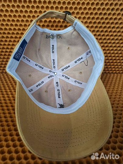 Кепка polo ralph lauren бежевая унисекс