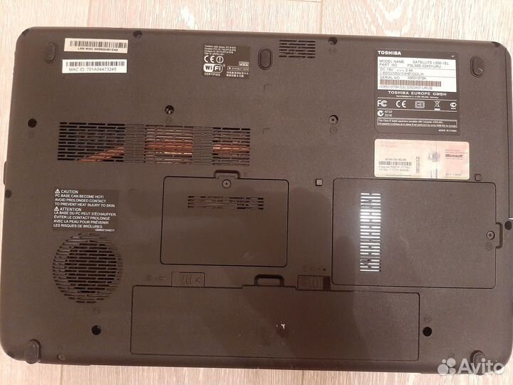Toshiba satellite l500-1el