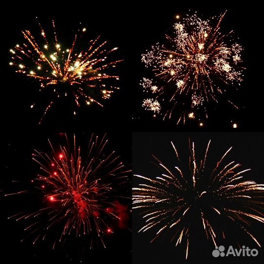 Салют фейерверк 16 залпов 0.8 калибр