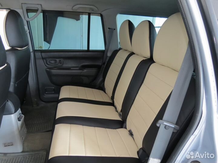 Чехлы экокожа на Mitsubishi Pajero Sport до 2008 г