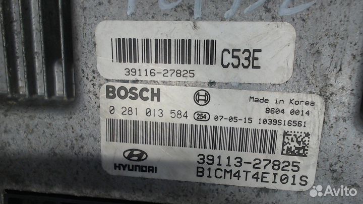 Блок управления двигателем Hyundai Santa Fe, 2007