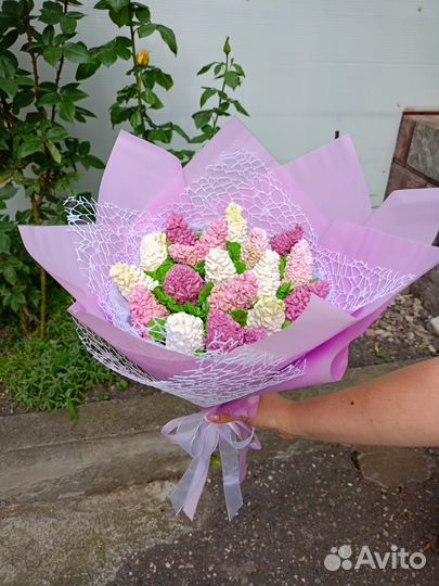 Съедобный букет из зефира