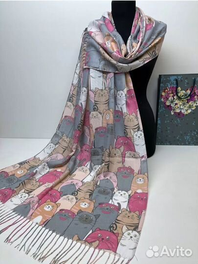 Шарфы платки палантины