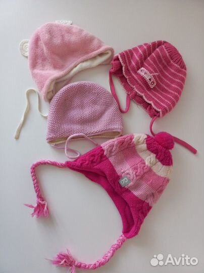 Шапка детская для девочки зимняя