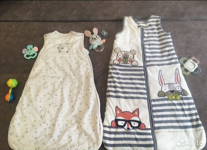 Теплые детские спальные мешки-одеяла