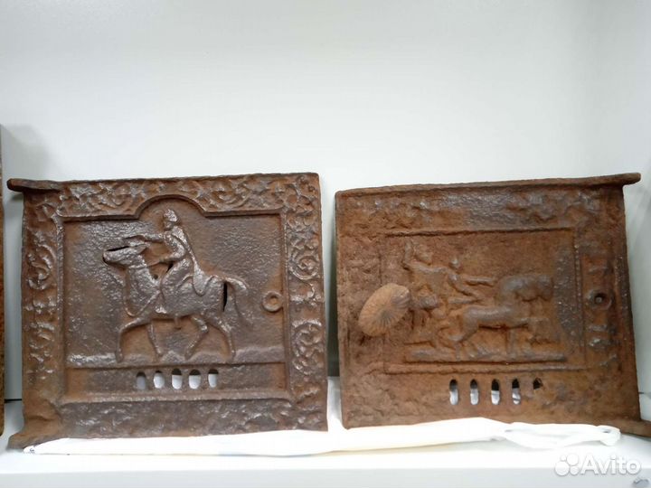 Печная дверца от русской печи,художеств. литьё