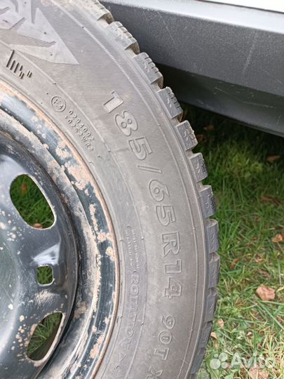 Диски r 14 Шкода рапид с зимней резиной