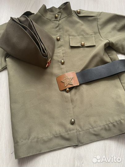 Детская гимнастерка напрокат, военная форма