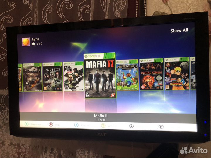 Xbox 360 slim прошитый 250Гб с играми