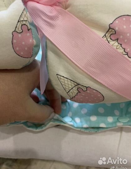 Комплект кокон и одеялко на выписку