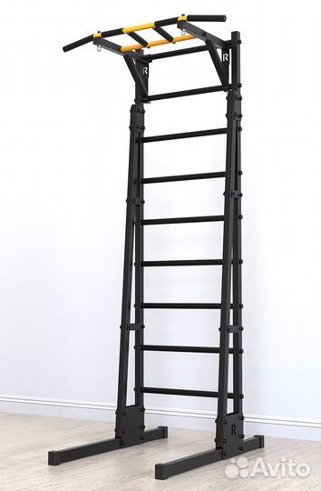 Напольная шведская стенка Рекорд R1 с турником