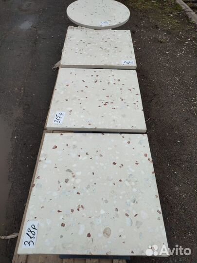 Столы для кафе ресторана с каменной столешницей