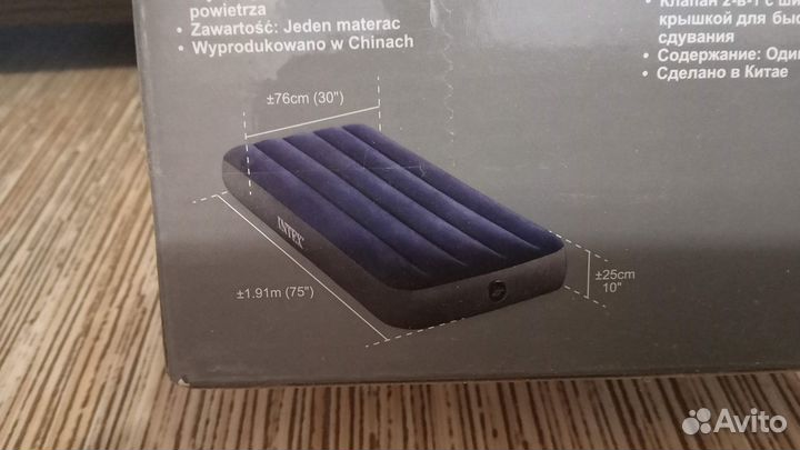 Надувной матрас intex