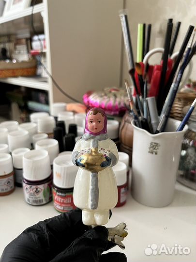 Елочные игрушки реставрация