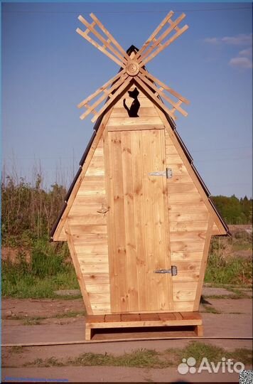 Дачный туалет с установкой