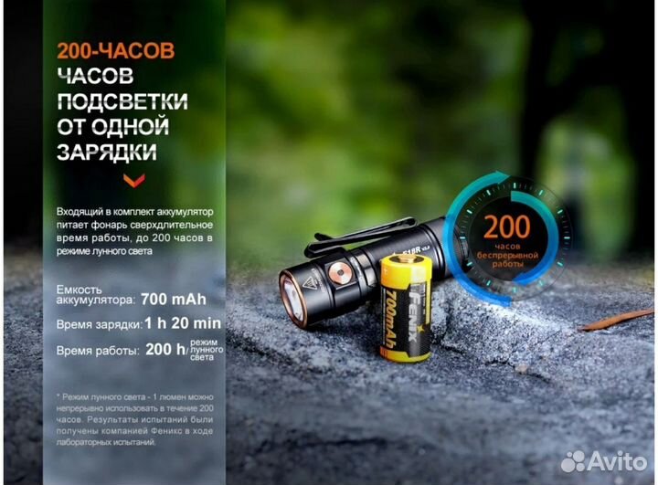 Фонарь ручной Fenix E18R V2.0