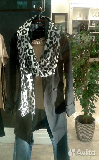 Фирменный женский лондонский плащ ниже колена