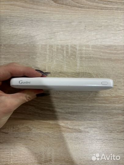 Powerbank (пауэрбанк) Gurdini Slim, 10000 mAh