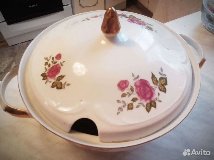 Супница из фарфора СССР новая