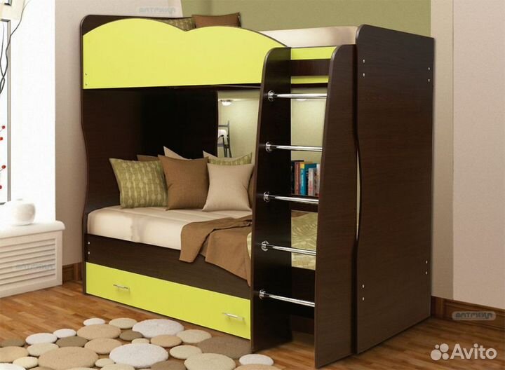 Кровать двухъярусная Юниор 2.1